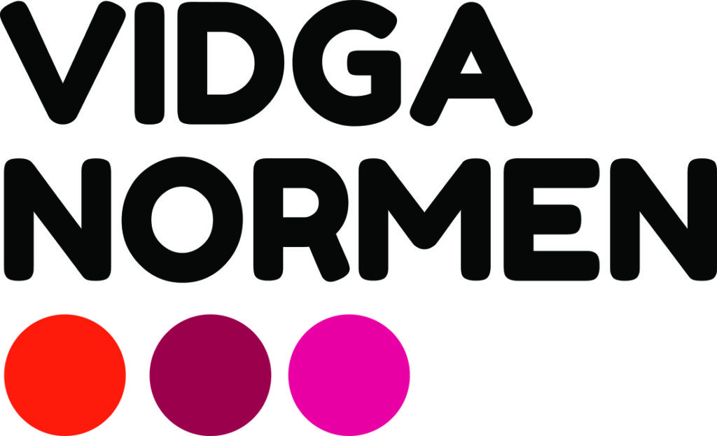 Logotyp: Vidga normen